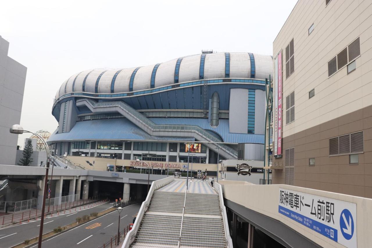 大阪ドーム徒歩10分、九条駅から3分、難波直通6分、海遊館7分、Usj11分 Villa Bagian luar foto